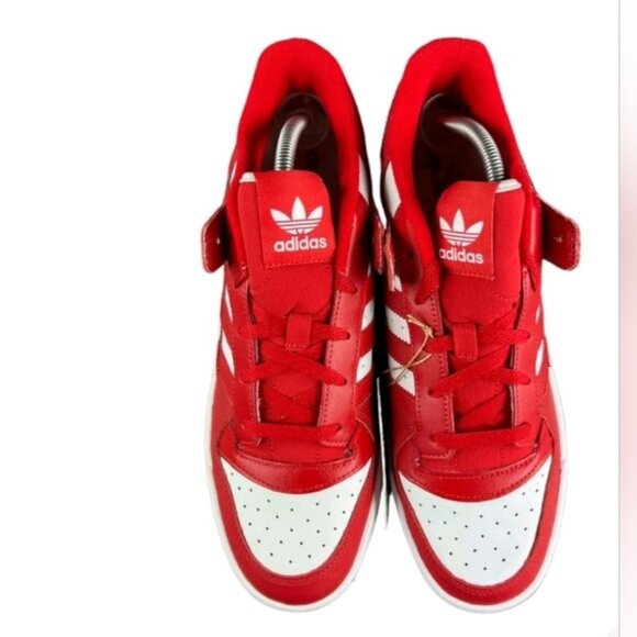 Adidas Men\'s Forum Low CL Scarlet Red White Shoes HQ1495 Size 11 main image 9